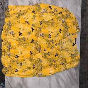 Women’s West Kel shirt, size medium. Yellow and floral, hardly worn.